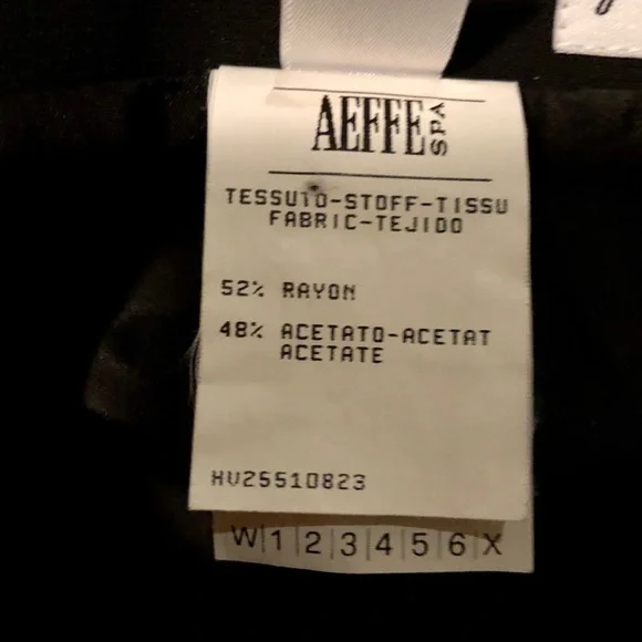 Vintage Moschino Cheap and Chic Black Pencil Skirt, sz 6 - Picture 6 of 8